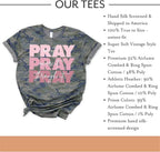 | Christian Shirts for Women | Pray on It Tee | Faith Shirts for Girl | Christian T-Shirts for Her