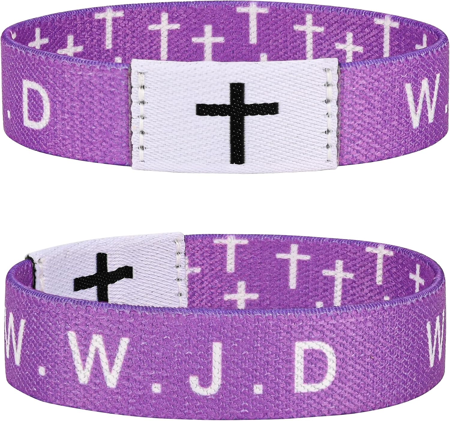 Daily Bible Verse WWJD Bracelet, Christian Faith Wristband for Women and Men, Jesus Gift Bracelet
