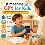 Biblical Affirmation Cards for Kids, 62 Christian Encouragement Cards for Boys and Girls, Back to School Confidence and Scripture Gift