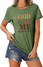 God Got Me - Christian Faith T-Shirt for Women