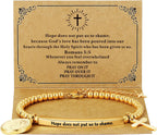 God Is Within Her" Christian Bracelet for Women – Bible Verse Cross & Butterfly Charm, Stainless Steel Faith Gift