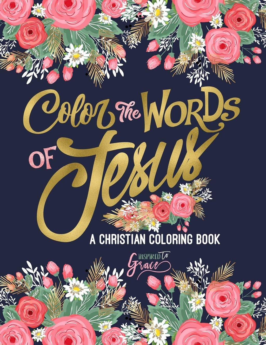 Color the Words of Jesus" Christian Coloring Book – Adult Bible Verse Coloring for Relaxation & Faith