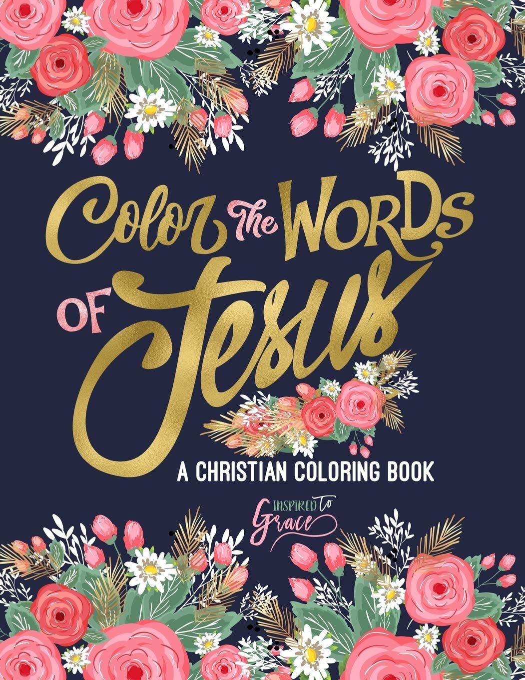 Color the Words of Jesus" Christian Coloring Book – Adult Bible Verse Coloring for Relaxation & Faith