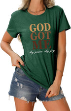 God Got Me - Christian Faith T-Shirt for Women