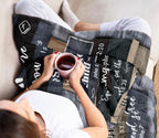 Man of God" Blanket 60"×50" – Christian Bible Verse Throw, Faith Gift for Men, Dad, Husband & Him