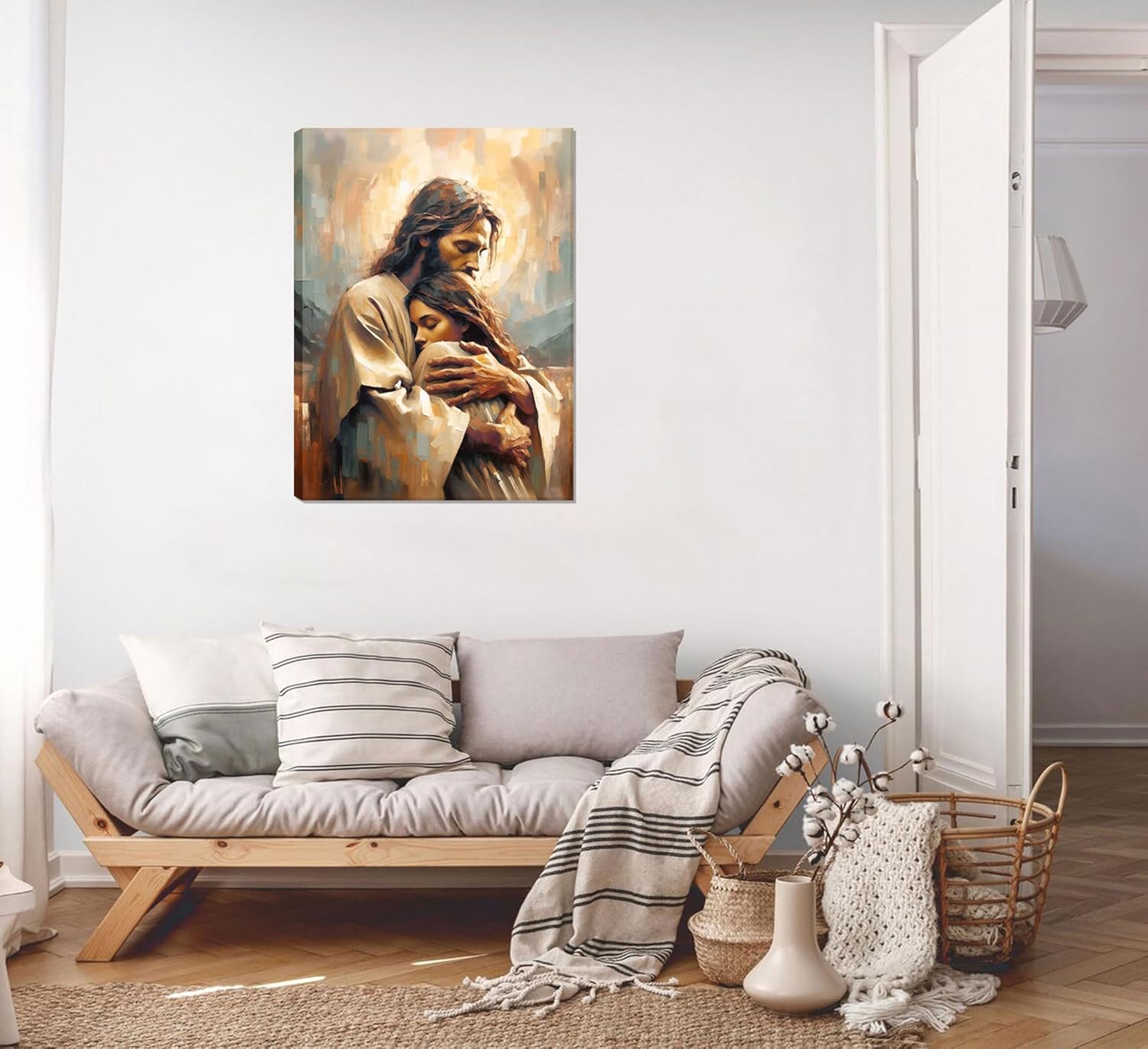 Jesus Embracing Woman - Safe Haven