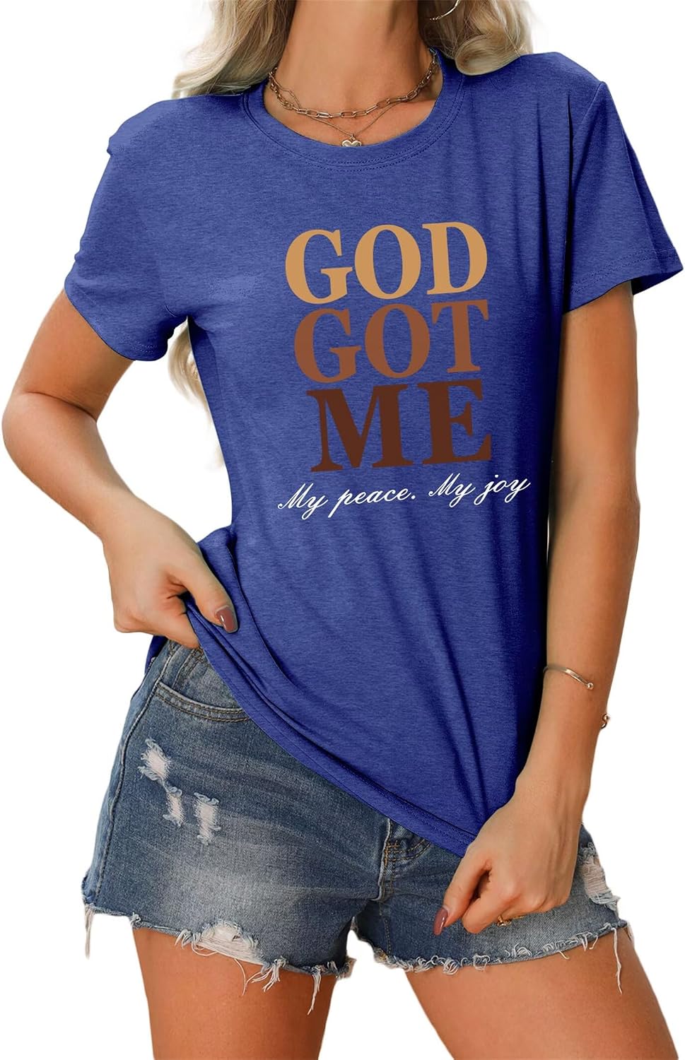 God Got Me - Christian Faith T-Shirt for Women
