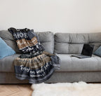 Man of God" Blanket 60"×50" – Christian Bible Verse Throw, Faith Gift for Men, Dad, Husband & Him