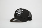 Pray Grind Repeat- Signature Series Black Mesh Snap-Back