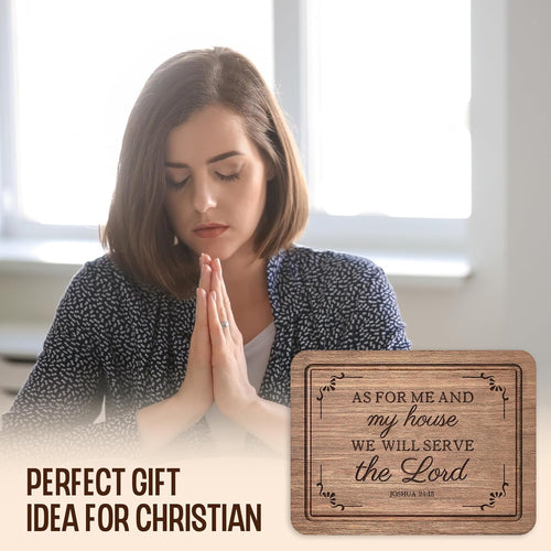 As For Me and My House Cutting Board, Christian Wedding Gift 11 X 8.5 In