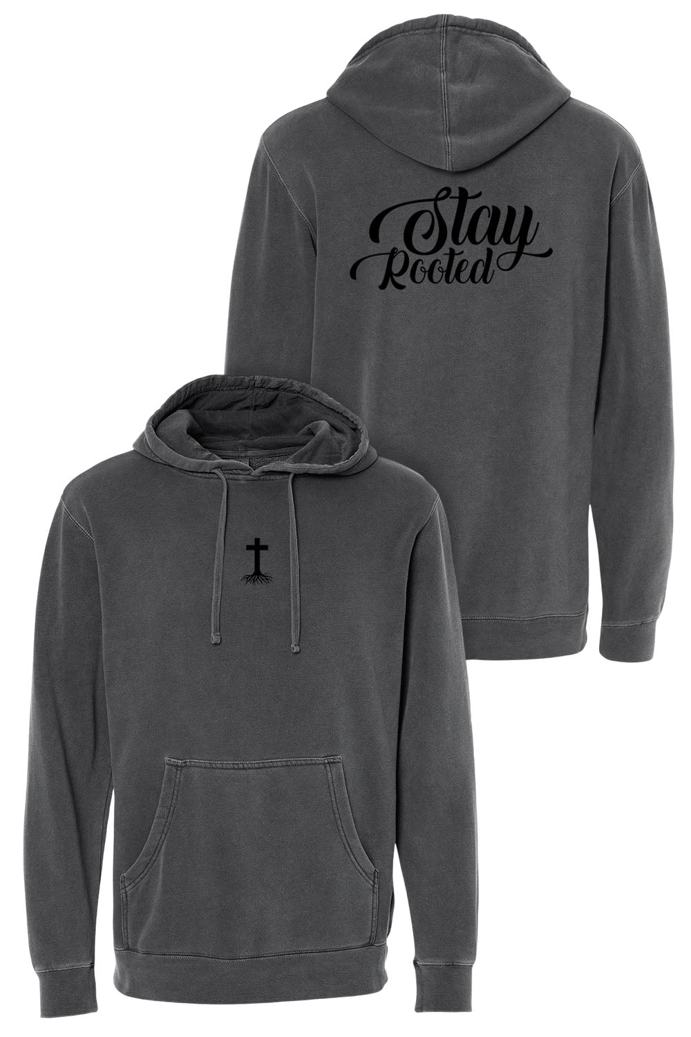 Stay Rooted Unisex Pigment-Dyed Hoodie Sweatshirt