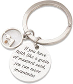 Mustard Seed "Move Mountains" Necklace for Women – Matthew 17:20 Faith Jewelry (Gift-Carded)