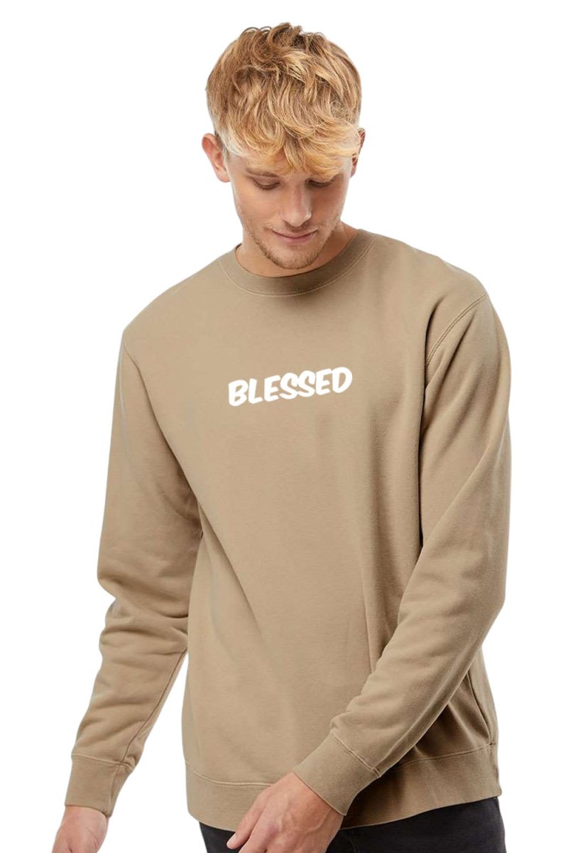 Blessed Unisex Pigment-Dyed Crewneck Sweatshirt