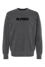 Blessed Unisex Pigment-Dyed Crewneck Sweatshirt