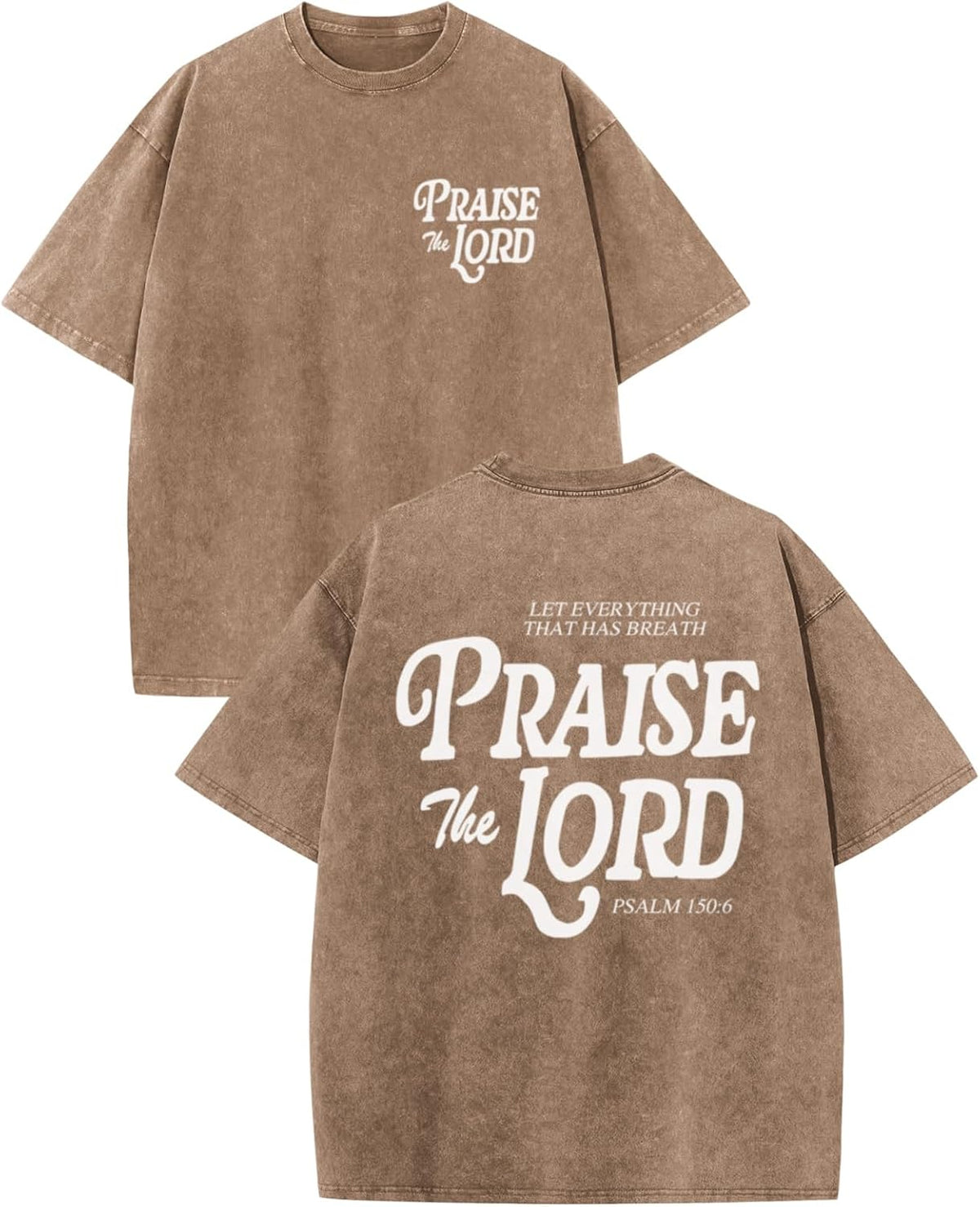 Christian Jesus Shirts for Men Religious Praise the Lord Bible Verse Shirt Oversized Graphic Tees Acid Wash Tshirt