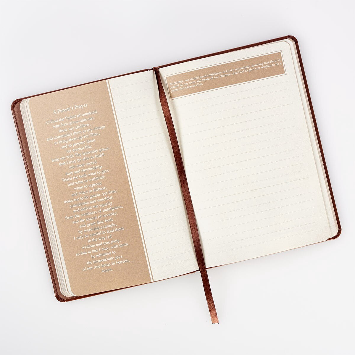 The Lord's Prayer Leather Prayer Journal
