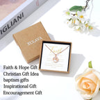 Mustard Seed "Move Mountains" Necklace for Women – Matthew 17:20 Faith Jewelry (Gift-Carded)