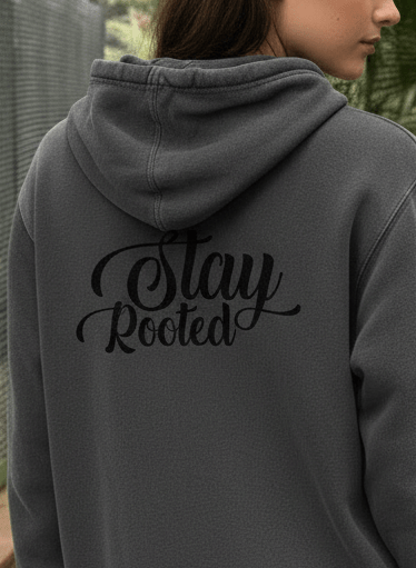Stay Rooted Unisex Pigment-Dyed Hoodie Sweatshirt
